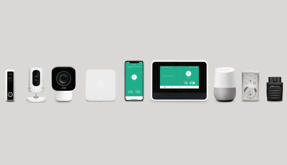 Vivint home security product line in Utica
